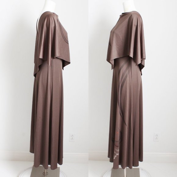 Lillie Rubin Jumpsuit Jersey Palazzo Pants Caplet Top Limited Edition 70s - Picture 7 of 9